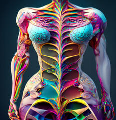 상상의 여인의 몸