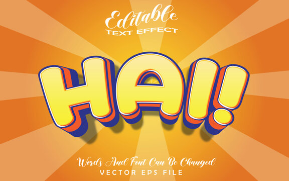 comik text effect editable