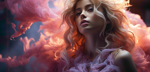 Fototapeta premium A close-up shot that masterfully blurs the background, creating an ethereal and enchanting atmosphere, skillfully captured in high-definition.