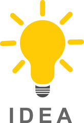 light bulb logo, creative idea logo in all businesses