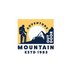 OUTDOOR LOGO HIKING AND CAMPING IN THE MOUNTAINS
​
