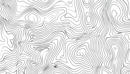 Fotobehang Topographic map contour lines background. Topographic map contour lines vector illustration. © PNG River Gfx