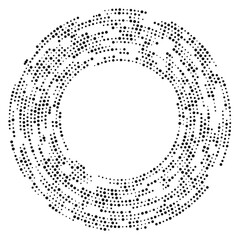 Circle halftone dotted background