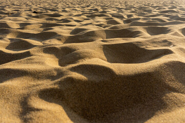 Patterns of sand in the sun. High quality photo