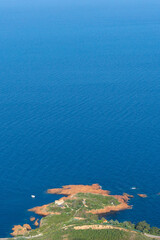 A peninsula over the ocean. Guadeloupe. High quality photo