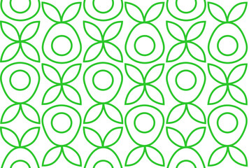 Avocado pattern. Natural food background creative simple style, agriculture vector design. Healthy Food pattern. Line geometric mosaic seamless pattern illustration. 