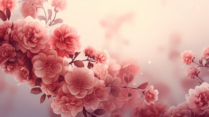 Obraz premium Cherry blossoms in bloom, forming a canopy of pink and white cherry blossom flowers in the park