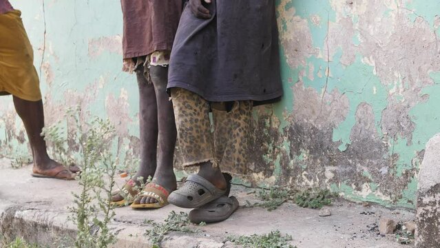 9 jan. 2024,Gwalada,Nigeria: Malnourished child due to extreme poverty, hunger, drought and climate change in Nigeria Africa . Rural African children Poor living conditions.poverty hunger in Africa