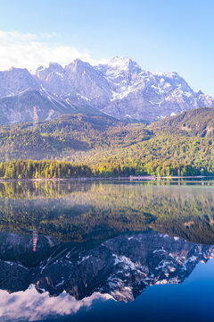 Eibsee und Zugspitze