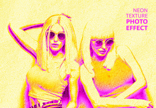 Neon Photo Effect