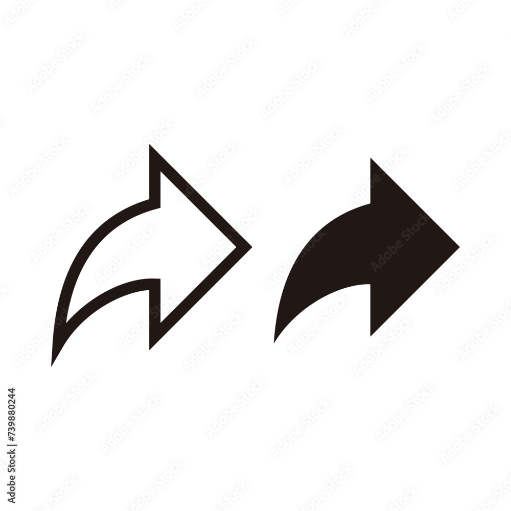 Poster left and right arrow icon vector. left and right arrow sign. resources graphic element design. vecto