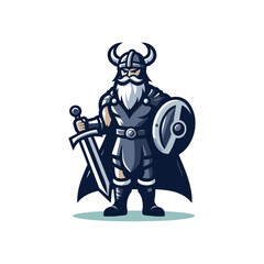 The barbarian mascot logo