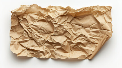 Old crumpled blank sheet of paper