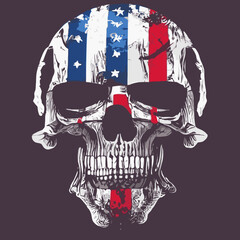 skull vector , cranium skull , human skull vector,free vector with red white and blue stripes vector design prints 