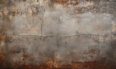 A Faded Beauty: The Elegance of a Rusty Metal Wall