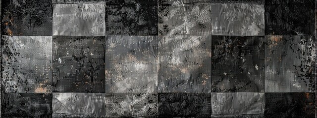 modern and uneven luxury Gray tartan woven carpet texture,front view