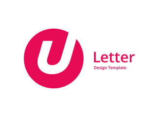 Letter U logo icon design template elements