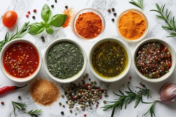 Organic seasoning powder an essential requirement for delicious food advertising food photography