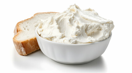 Cream cheese in a block a rich and creamy dairy