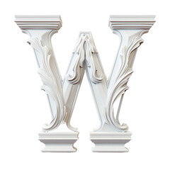W on a transparent background