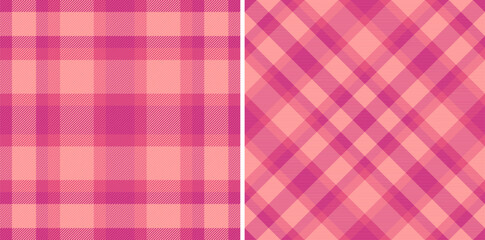 Plaid fabric background of seamless pattern check with a texture textile vector tartan.