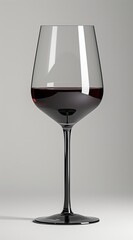 Wine glass on a white background