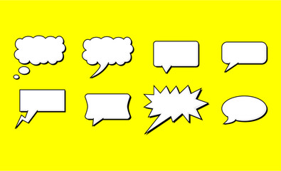 Obraz premium cartoon buble chat