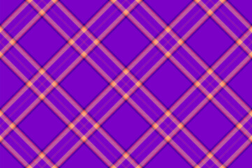 Obraz premium Tartan plaid background, diagonal check seamless pattern. Vector fabric texture for textile print, wrapping paper, gift card, wallpaper.