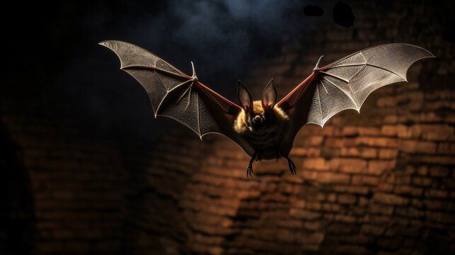 Pipistrelle bat (Pipistrellus pipistrellus).