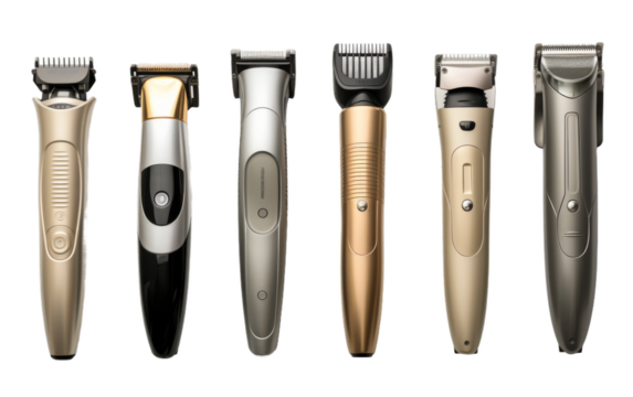 Haircut Accessories Separate on transparent background