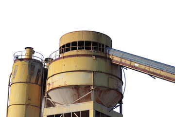 Crimson Relic: The Haunting Beauty of an Abandoned Factory