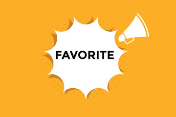 Favorite button web banner templates. Vector Illustration 
