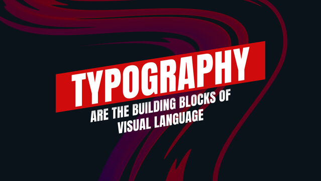 Stylish Motion Typography with Colorful Background