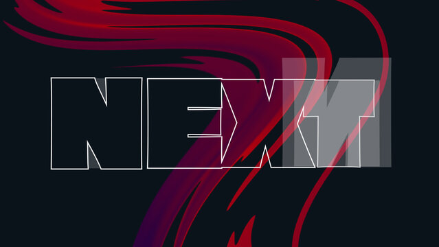 Abstract Text Animation with Colorful Background
