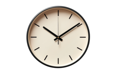 Contemporary Timekeeper on transparent background
