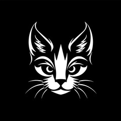 Cat - High Quality Vector Logo - Vector illustration ideal for T-shirt graphic