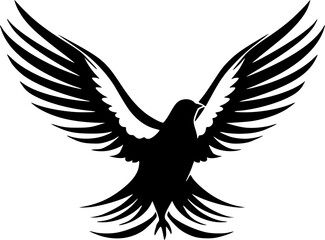 Fototapeta premium Dove - Minimalist and Flat Logo - Vector illustration