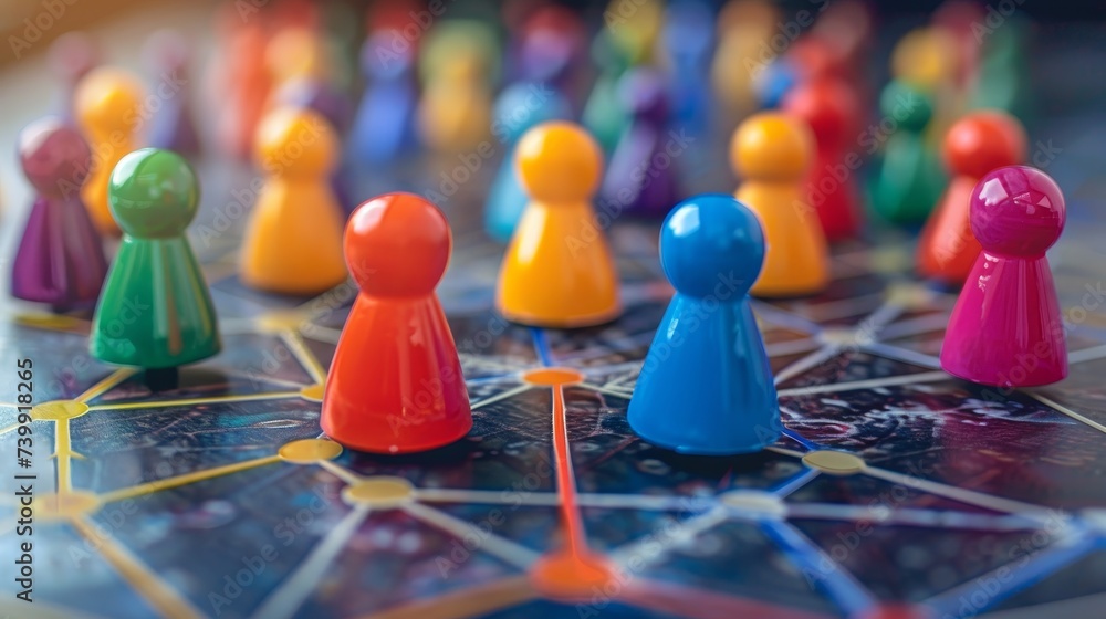 Poster the power of unity: business togetherness and support networks