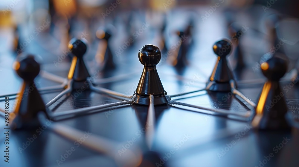 Poster the power of unity: business togetherness and support networks