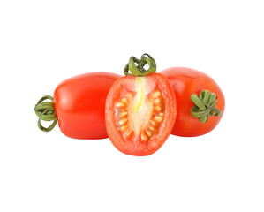Grape or cherry tomatoes transparent png