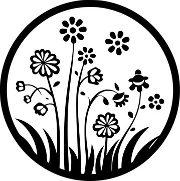 recommend clip art: Floral - High Quality Vector Logo - Vector illustration ideal for T-shirt graphic