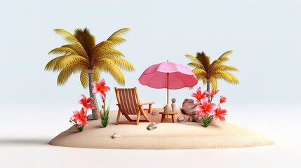 Obraz premium 3D Render of 