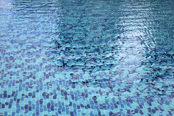 Water swimming pool surface for background.