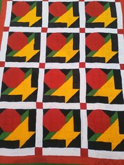 Beautiful hand embroidery rilli design