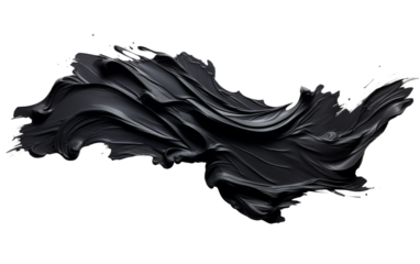 Asphalt Stain Isolation on transparent background