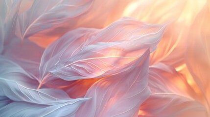 Hot & Cold Leaf Melody: Close-up textured background, a melodious dance in calming rhythms.
