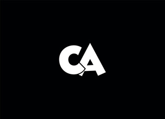 CA  initial logo design and letter logo