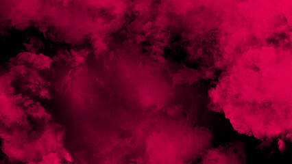 Abstract cosmic pink hand drawn multicolor texture water color painted.Red and black mix as a background of clouds and fog. Black and red wallpaper,  - obrazy, fototapety, plakaty