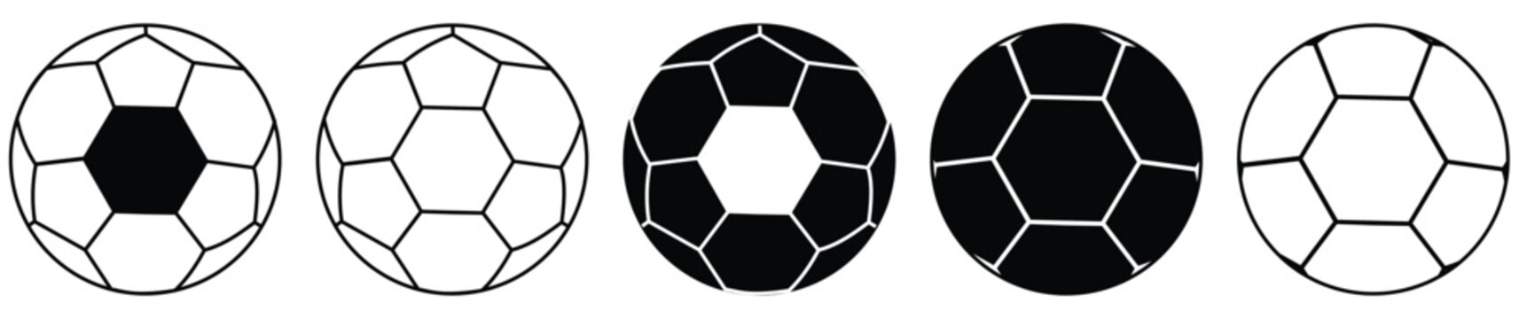Soccer ball icon. football simple black style, Vector illustration.