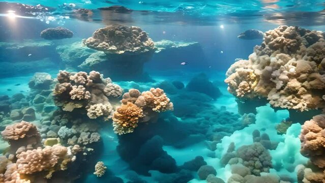 Exploring the Vibrant Life of an Underwater Coral Reef